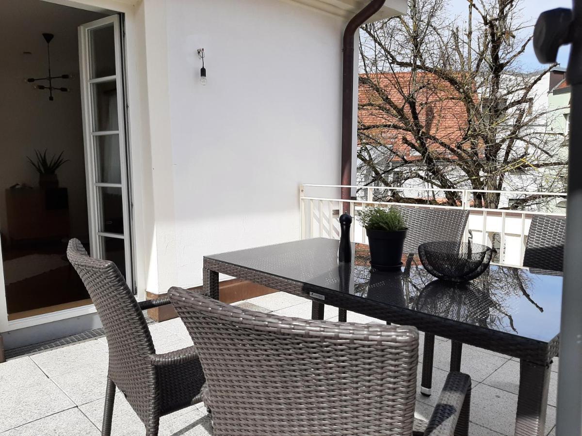 Apartment 4-6 Personen I 80Qm I Altstadt I Dachterasse I Parkplatz Στράουμπινγκ Εξωτερικό φωτογραφία